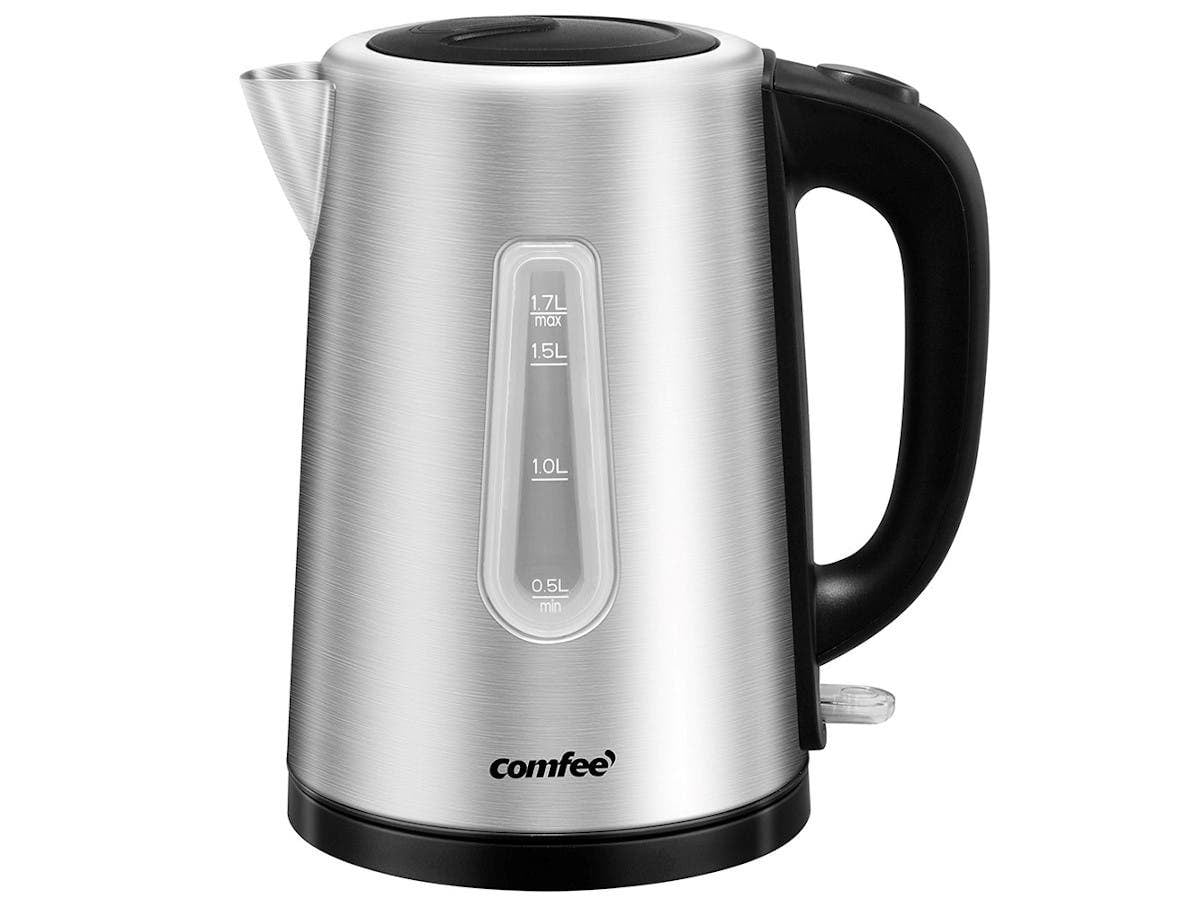 1.7L Electric Kettle Auto Shut Off Water Kettle Boiler 304 Stainless Steel 