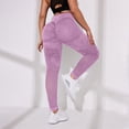 thumbnail image 2 of Soyumi Cellulite 3D Leggings Womens, Butt Lifting Resistance Compression Leggings Tummy Control High Waisted Shapewear Tights Stretchy Gym Workout Yoga Pants Going Out Trousers Pink, 2 of 5