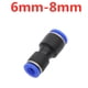 thumbnail image 2 of 5pcs accesorios neumáticos Empuje en conectores reductores rectos para la tubería de agua de vacío de aire Piezas neumáticas de plástico 4mm-16mm SOBREDOSIS Manguera, 2 of 7