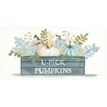 thumbnail image 2 of Baker, Sara 18x11 White Modern Wood Framed Museum Art Print Titled - U-Pick Pumpkins, 2 of 4