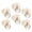 Beige, variant on 6 Pieces Outdoor Blinds Caps Roller Shutters Rings Shade Parts SUN Resistant Brown for Deck Sunshades Systems
