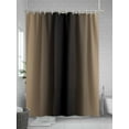 thumbnail image 5 of Shower Curtains Ombre Khaki Black Bath Curtain Gradient Color Waterproof Bathroom Shower Curtain Set with Hooks Decoration 72 x 84 Inches, 5 of 7