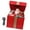 Red, variant on LED Musical Gift Boxes For Christmas Songs Playbacks Shatterproofs PC Materials Two Power Option Home Party Decoration