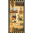 thumbnail image 2 of Jardine, Liz 9x14 White Modern Wood Framed Museum Art Print Titled - Wine Country I, 2 of 4