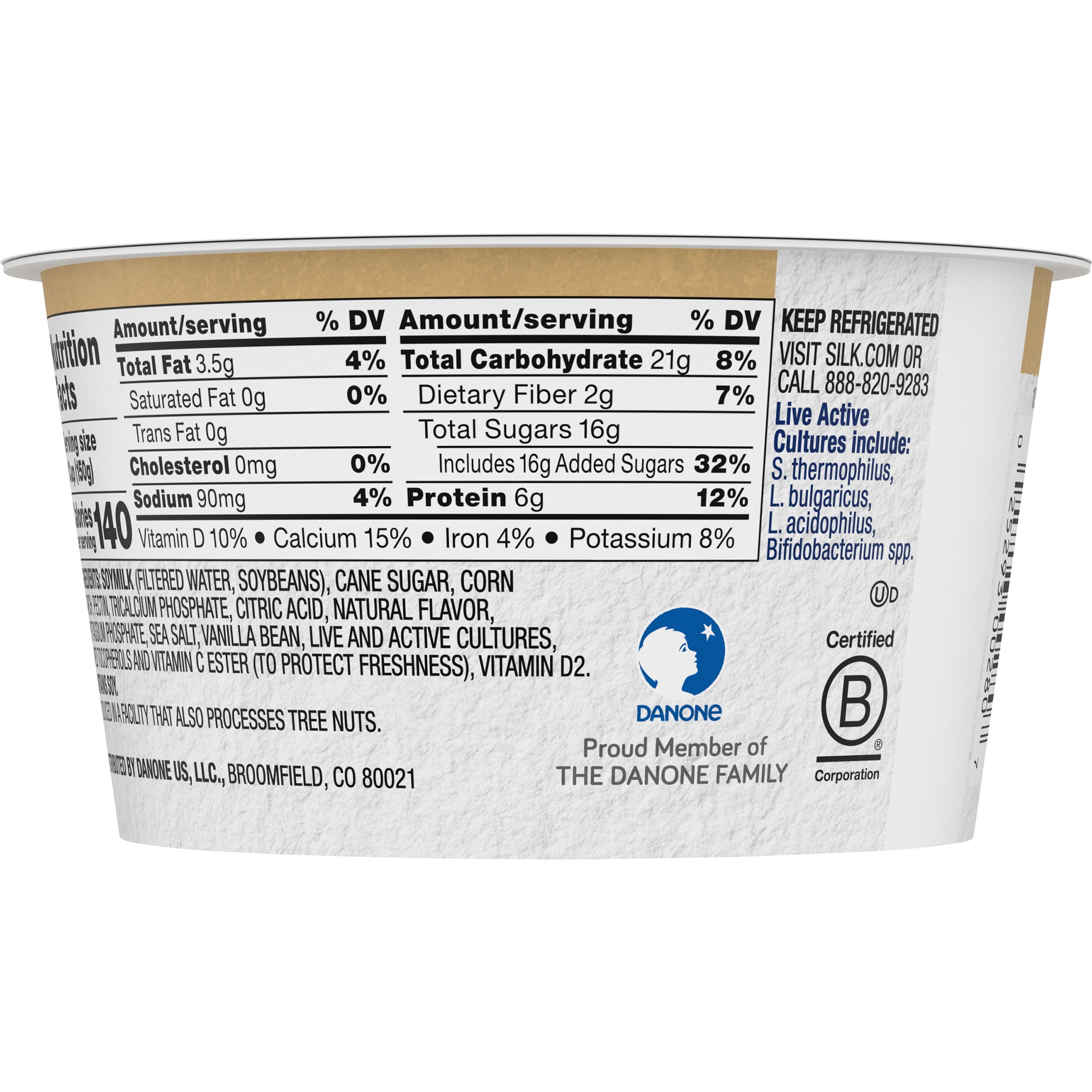 Silk Yogurt Alternative Nutrition Facts Bios Pics