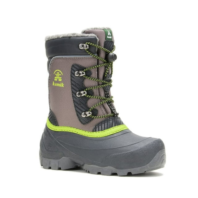 Kamik Little Boys' The Luke 3 Winter Boot Charcoal - NF8387-CHA