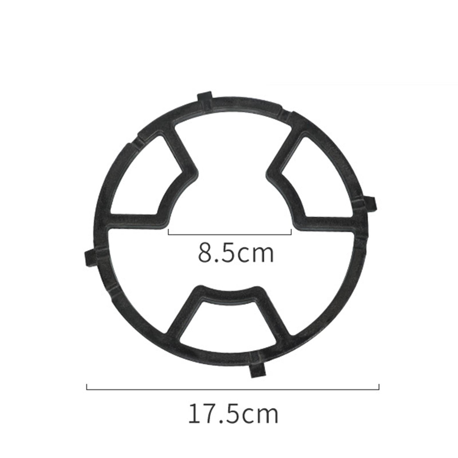 2x Cast Iron Gas Rings Reducer Trivets Multifunction Gas Hob Cover Gas Cooker Wok Support Rings for Kitchen Tea Kettles Camping Butter Warmers