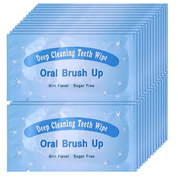 Toallitas dentales desechables UNIQUE2U de limpieza profunda, 100 unidades
