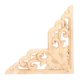 thumbnail image 4 of Aplicación Tallada, Tallado Claro Grueso clásico Clásico Hermoso Mada Decorativa Material de Madera Material de Madera Decal de Madera, Sala de Estar Para El Hogar, 4 of 7