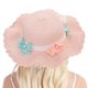 thumbnail image 5 of Sombrero de paja para mujer con circunferencia de 56-58 cm, sombrero de ala grande para playa, sombrero de protección solar con forma de mariposa y conjunto de bolsa de paja, 5 of 5