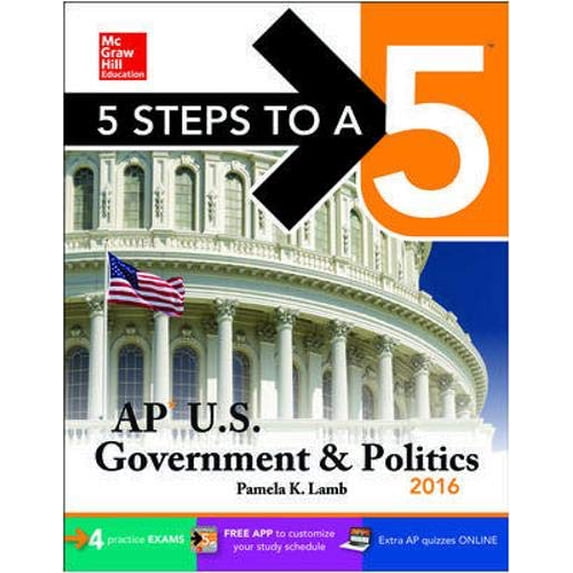 Pre-Owned 5 Steps to a 5 AP US Government & Politics 2016 (5 Steps to a 5 on the Advanced Placement Examinations Series) (Paperback) 0071850546 9780071850544