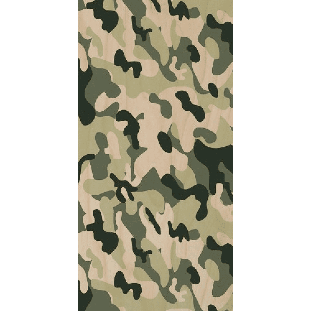 Light Desert Warfare Camo Camouflage Design Plywood Wood Print Poster