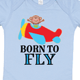 thumbnail image 4 of Inktastic Boys Future Pilot Monkey Airplane Boys Baby Bodysuit, 4 of 5