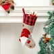 thumbnail image 2 of Bolsas de Regalo de Navidad Calcetines de Navidad Rojos para Niños Bolso de Dulces Bolsillo Colgando Ornamentos, Material No Tejido Decoraciones de Navidad para el Uso Del Árbol de Año Nuevo en el Hog, 2 of 3