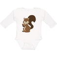 thumbnail image 3 of Inktastic Squirrel Boys or Girls Long Sleeve Baby Bodysuit, 3 of 5