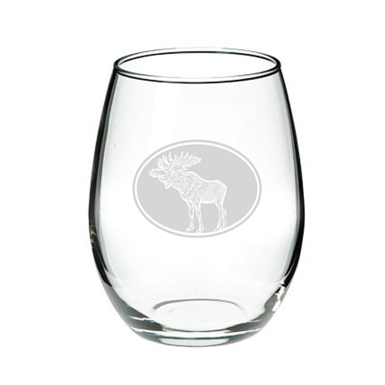 At Last Personalized 21oz Stemless Wine Glass
