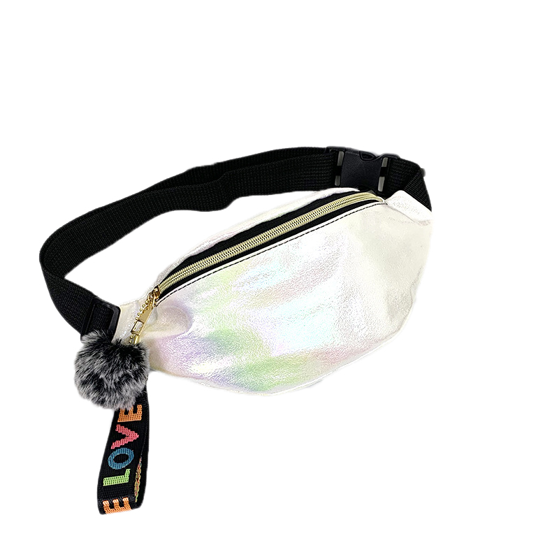 Seyurigaoka Female Multifunction Waist Bags,Adjustable Leather Laser Belt Bag - image 1 of 5