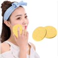 thumbnail image 4 of Pack Of 12 Compact Round Wood Paste Facial Sponges, Makeup Tool, Skin Tone, 4 of 5