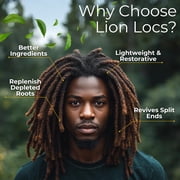 Lion Locs Vegan Loc Butter Retwist & Moisturizer Gel for Dreadlocks with Argan Oil