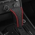 thumbnail image 4 of Luxurious Leather Car Shifter Covers Breathable Gear Sleeve Breathable Accessories for Enhances Driving Comfort, 4 of 8