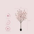 thumbnail image 3 of Nafresh 6ft Artificial Cherry Blossom Tree with Vividly Colored Flowers, Realistic Tree Trunk for Indoor Outdoor Decor., 3 of 7