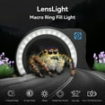 thumbnail image 6 of APEXEL 37mm+52mm Thread Macro Lens Fill Light, Portable Phone Lens Ring Light with High Power 32 LED/CRI 95+/ 45 Light Modes, Lens Attachments for All 37mm+52mm Phone Lens/Filter/Camera Lens, 6 of 8