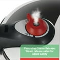 thumbnail image 3 of T-fal Initiatives Secure Aluminum Cookware, Pressure Cooker, 6 Quart, Silver, 3 of 8
