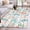 Grey Blue Orange, variant on Bathroom Rugs 2x3 Ft, Teal Red Coastal Non Slip Area Rugs for Kitchen Bedroom Entryway, Nautical Seahorse Beach Coral Starfish Beige Washable Carpet Runner Rug Floor Mats for Bedroom Home Decor