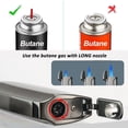 thumbnail image 3 of PROMISE Double Flame Torch Cigar Lighter Cigar Puncher Giftsets shipped without gas (Gunmetal), 3 of 6