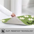thumbnail image 2 of Hello Daisy 16x24 Flannel Bath Mat for Bathroom, Anti-Slip Backing Soft Bathroom Rug, Washable Water Absorbent Mat, 2 of 9