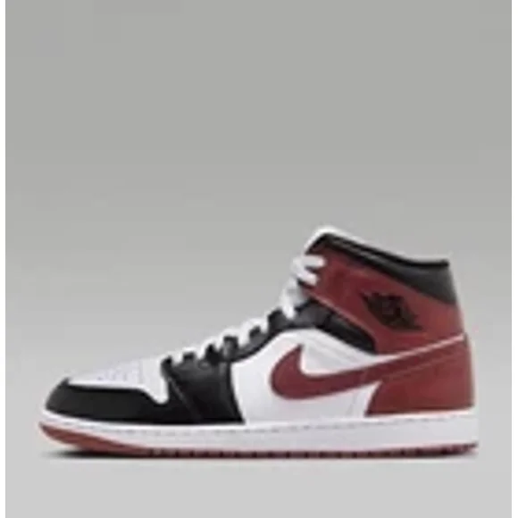 Nike Air Jordan 1 Mid SE Sneakers Shoes White/Black/Dark Pony HF3216-102 US 7-12