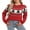 01 Red, variant on Christmas Sweaters for Women Chritmas Tree and Fair Isle Style Ugly Christmas Sweater Loose Knit Warm Pullover Sweater Shermie