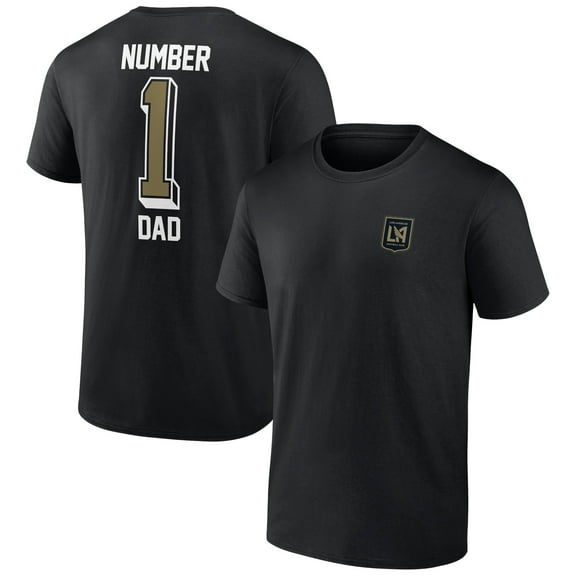 Men's Black LAFC Number One Dad T-Shirt