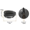 thumbnail image 4 of TAPDRA Range Stove Knob Replacement For GE Versatile Easy to Replace Premium Materials Durable Design Black Single, 4 of 5