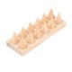 thumbnail image 1 of Cone Jewelry Holder Ring Display Stand for Home 1Set Wooden Rack, 1 of 5