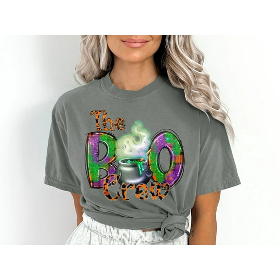 Women's The Boo Crew Halloween T-shirt