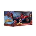 thumbnail image 3 of Jada Spider-Man Buggy RC with Non-Removable Spider-Man Figure – 7", Turbo Button, Full-Function Remote Control, Ages 6+, Red/Blue, 3 of 9