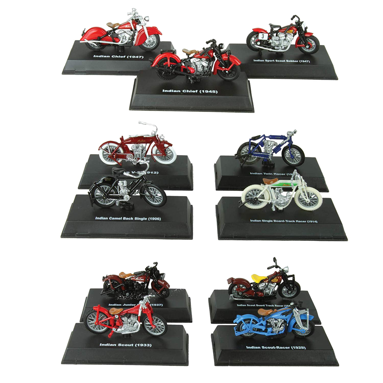 Details about   Indian Motorcycle Lot of 4  Die cast Plastic by New-ray 
