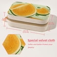 thumbnail image 5 of Melon Velvet Portable Jewelry Stand with Removable Compartment - Organizer Box, Necklace Holder, Jewelry Display - Gift, 5 of 7