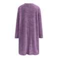 thumbnail image 4 of WILLBEST Fall Womens Tops Womens Winter Coat Loose Wool Jacket Long Sleeved with Pockets, 4 of 5