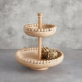 thumbnail image 2 of Beaded 2 Tier Stand, 2 of 2