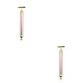thumbnail image 1 of pitrice Rouleau Facial Vibrant en Forme de T Bâton Raffermissant Soin de la Peau Anti-Rides Masseur Portable à Piles Rose 2Ensemble, 1 of 6