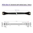 thumbnail image 2 of PCIe Gen 4 16GT/s SlimSAS 8-Lane (SFF-8654 8i) Cable 1 Meter, 2 of 6