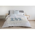 thumbnail image 3 of Simply Daisy Puzzle Fish Fleece Throw Blanket, Dusty Smoke, Small Throw, 3 of 4
