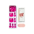thumbnail image 3 of KISS imPRESS No Glue Needed Press On Nails, Toenails, Sweet as Honey, Pink, Short Squoval, 24 Count, 3 of 7