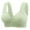 Green, variant on LIUYUNNN Women's Solid Color Bra With No Wire Front Buckle Womens Bras Comfortable plus Size, Size 42