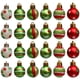 thumbnail image 4 of Juego de adornos de Navidad 24-Pack | Bolas de plástico pintadas mate de 3 cm | Decoraciones de Árbol Vibrantes para Fiestas | Diseño duradero a prueba de roturas | Colección de colgantes, 4 of 8