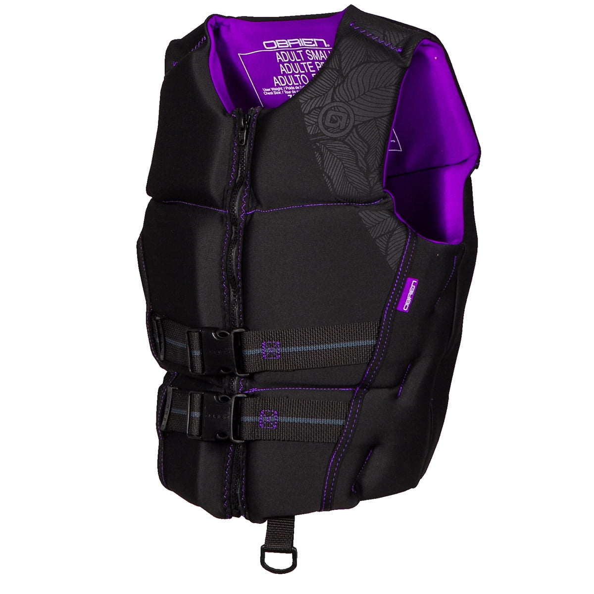 O'Brien Women's Flex V-Back Neo (Black/Purple) - XL (44"-48")