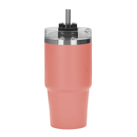 

huntermoon Stainless Steel Cup Large-Capacity Sippy Cup With Straw Insulation And Cold Preservation Ice Tyrant Cup