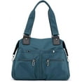 thumbnail image 1 of LHSHID Hobo Bag for Women Nylon Shoulder Bag Largr Capacity Totes Lightweight Multiple Pockets Handbag Travel Top Handle Purse, 1 of 8